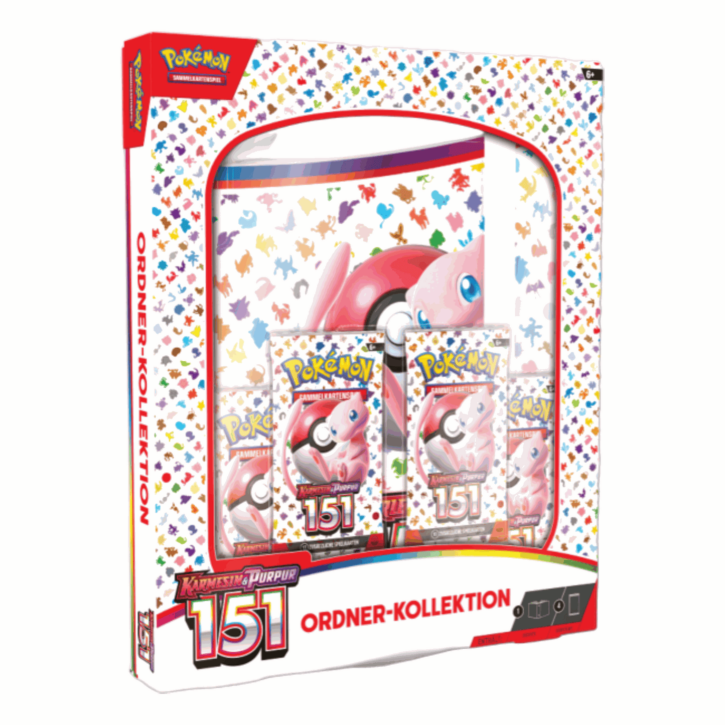 Karmesin & Purpur Pokemon 151 Ordner Kollektion