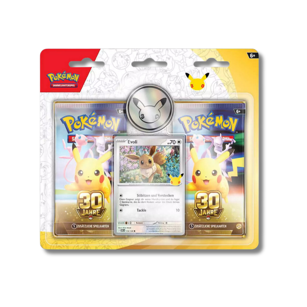 30 Jahre 2er-Pack-Blister Evoli (Deutsch) | Neu & OVP
