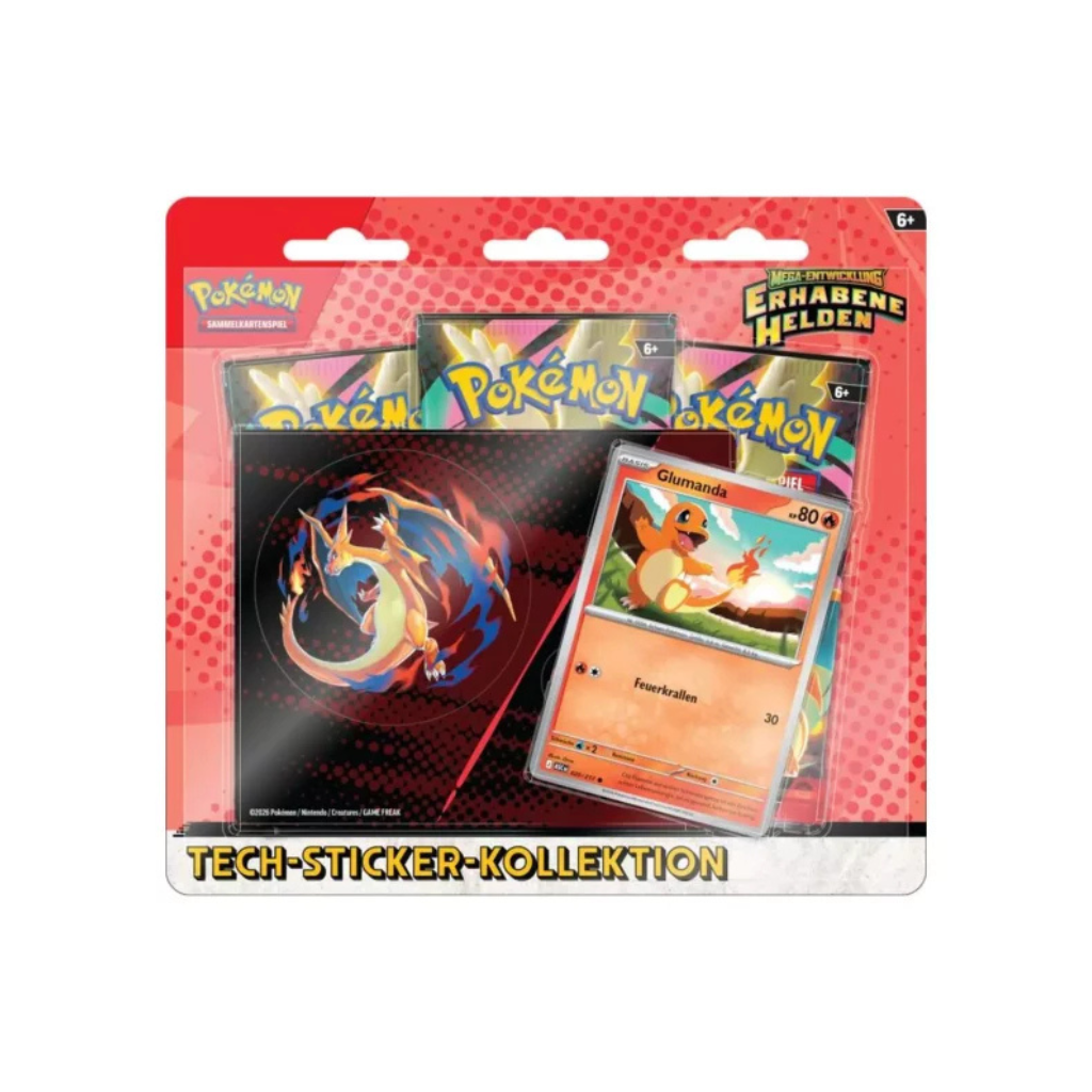 Erhabene Helden Tech-Sticker Kollektion Glumanda (Deutsch) | Neu & OVP