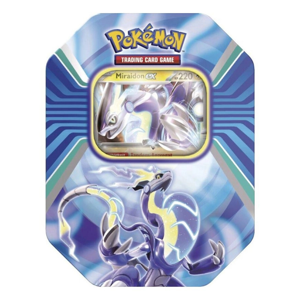 Paldea-Legenden: Miraidon-EX Tin-Box (Deutsch) | Neu & OVP