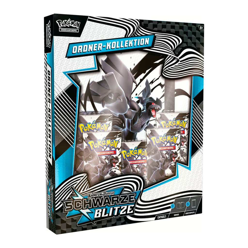 Schwarze Blitze Ordner Kollektion (Deutsch) | Neu & OVP