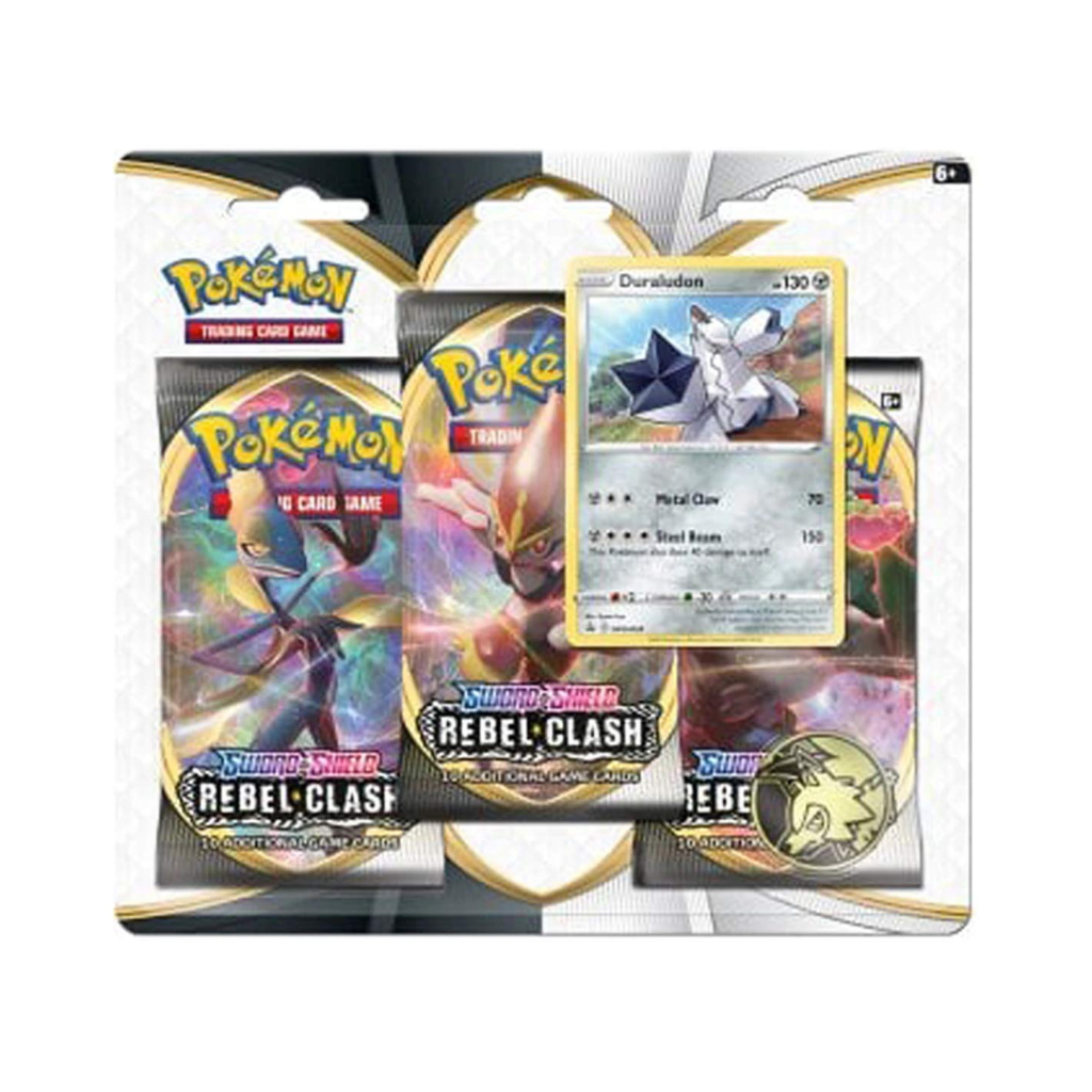 Schwert & Schild – Clash der Rebellen Duraludon 3-Pack Blister (Deutsch) | Neu & OVP