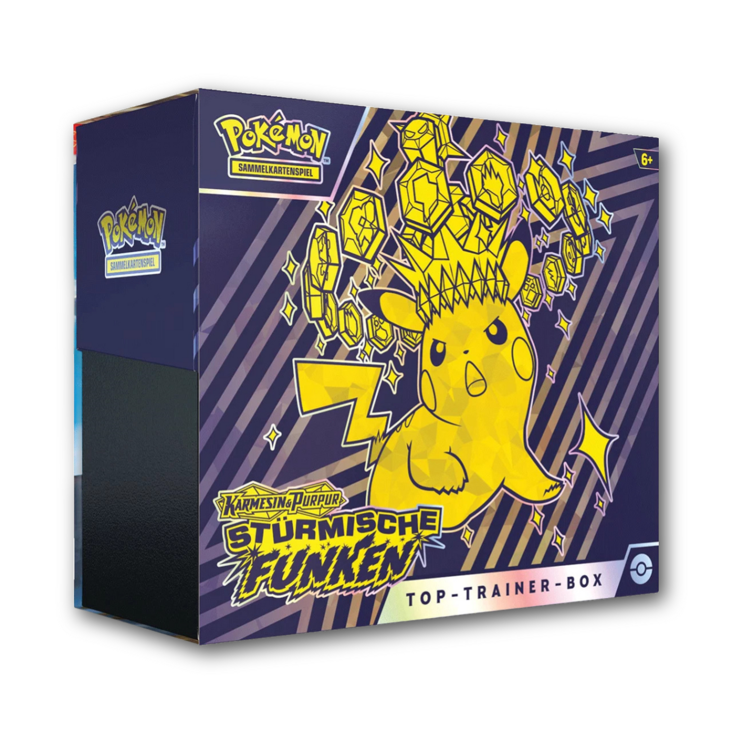Karmesin & Purpur 08 Stürmische Funken Pokemon Top Trainer Box - Deutsch