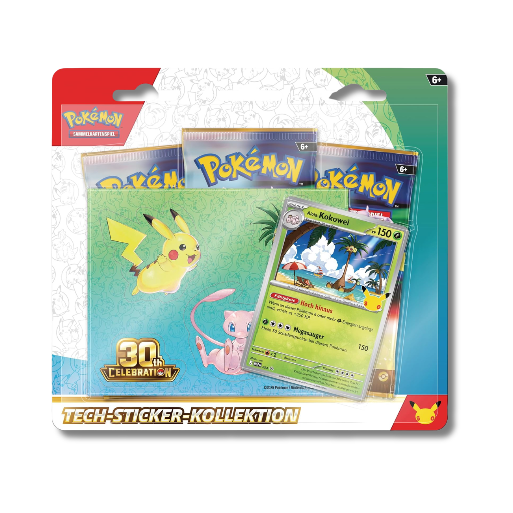 30 Jahre Tech Sticker Kollektion 2-Fach (Deutsch) | Neu & OVP