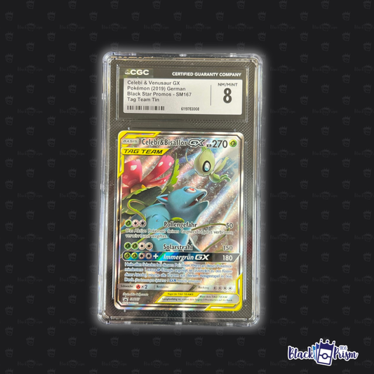 Celebi & Bisaflor #SM167 CGC 8 Deutsch (Black Star Promos)