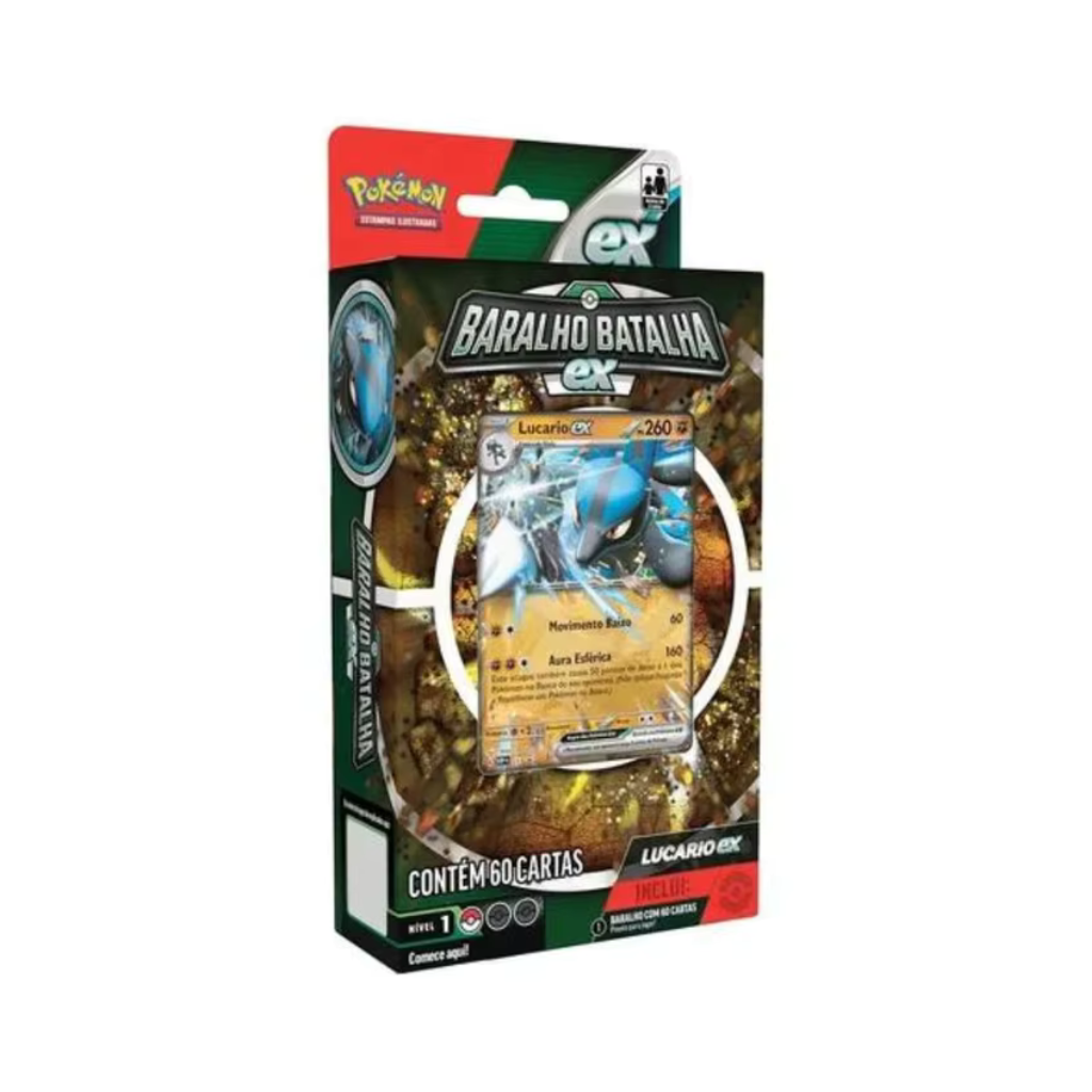 EX-Kampfdeck – Ampharos ex / Lucario ex / Display (Deutsch) | Neu & OVP