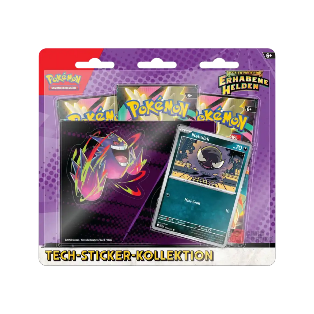 Erhabene Helden Tech-Sticker Kollektion Nebulak (Deutsch) | Neu & OVP