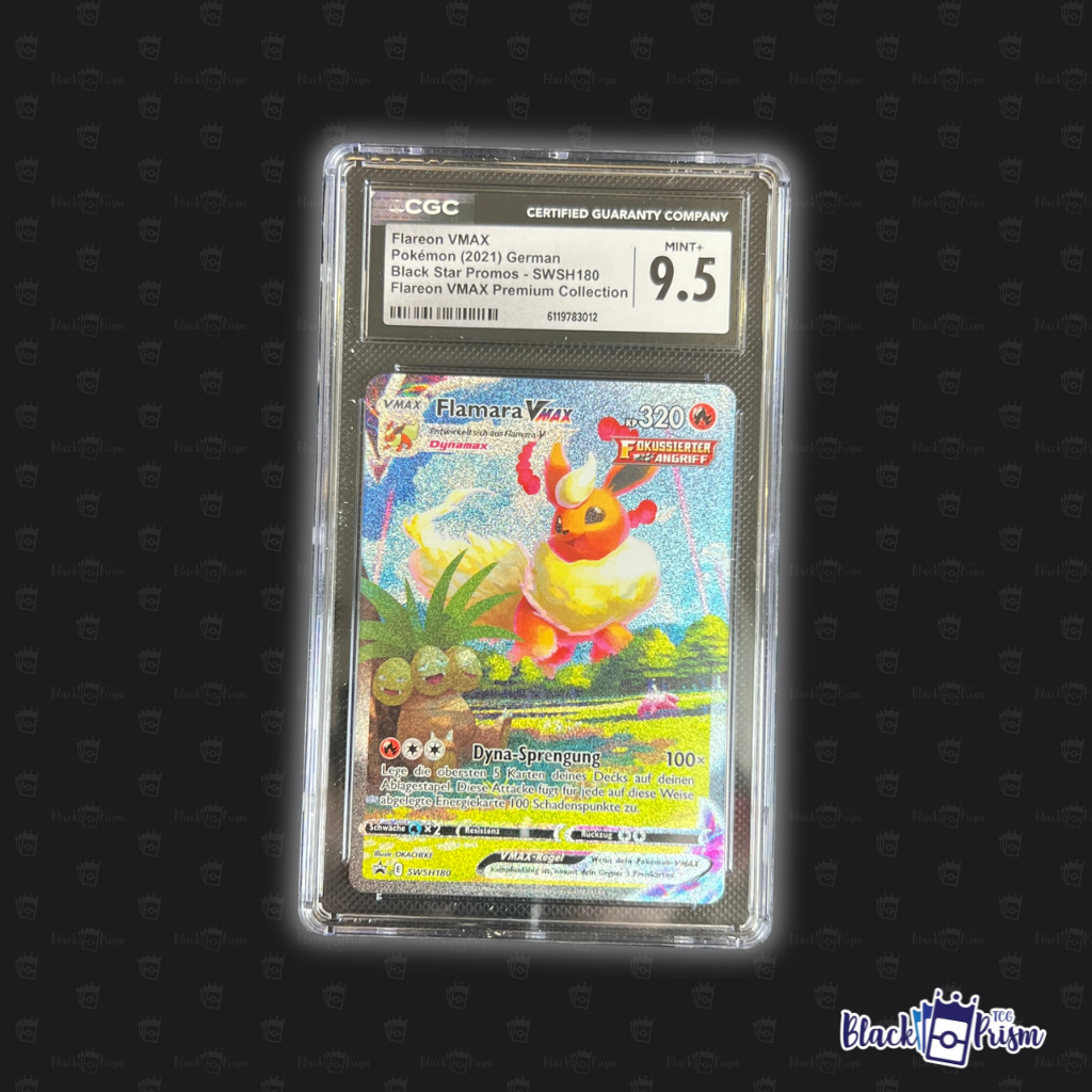 Flamara VMAX #SWSH180 CGC 9 Deutsch (Black Star Promos)