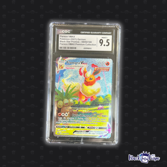 Flamara VMAX #SWSH180 CGC 9 Deutsch (Black Star Promos)