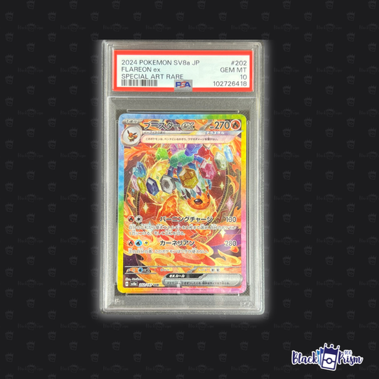 Flareon ex #202 PSA 10 Japanese (Terastal Festival SV8a)