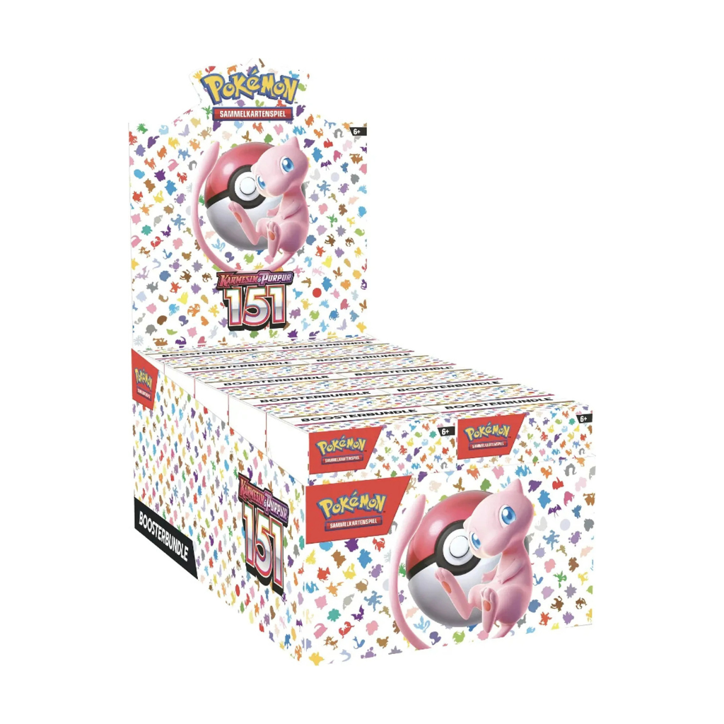 Karmesin & Purpur – 151 Booster Bundle Display (Deutsch) | Neu & OVP