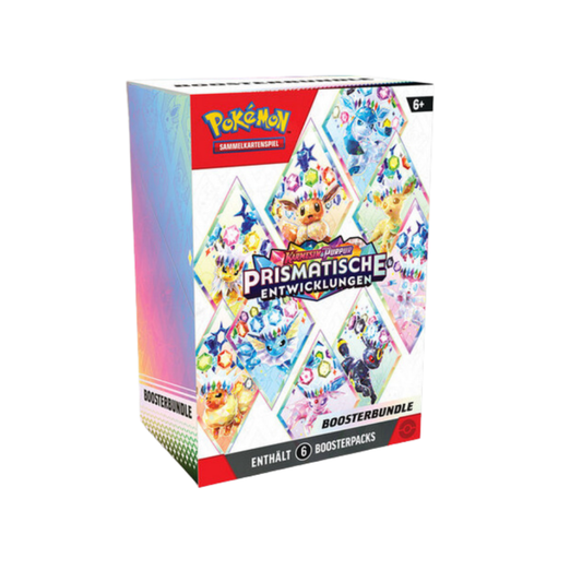 Karmesin & Purpur – Prismatische Entwicklungen Booster Bundle (Deutsch) | Neu & OVP