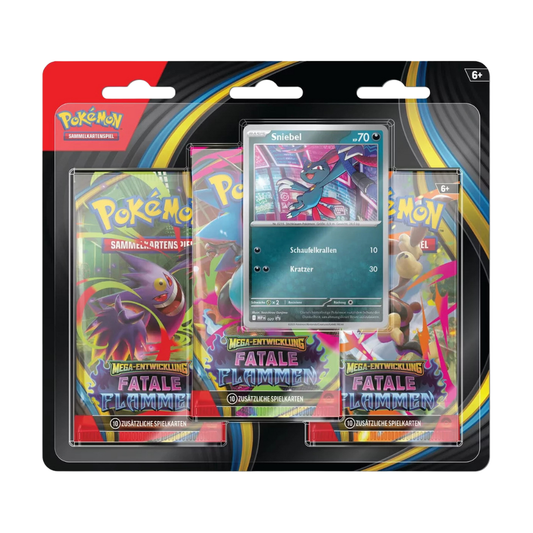 Mega-Entwicklung – Fatale Flammen 3-Pack Blister Sniebel (Deutsch) | Neu & OVP