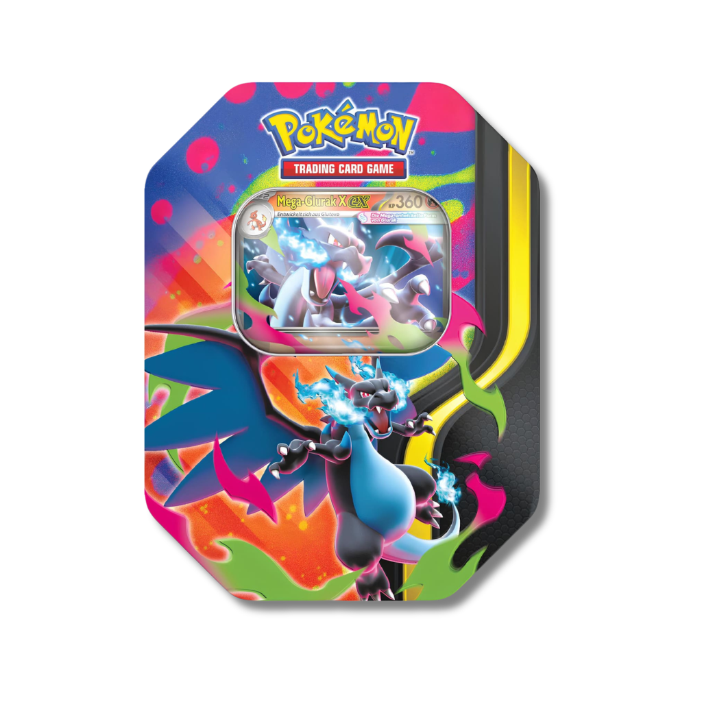 Mega Glurak X ex Tin | Deutsch (Neu & OVP)