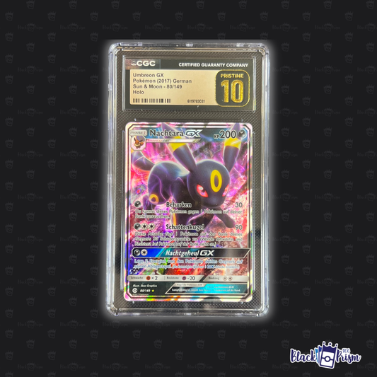Nachtara GX #80 CGC Pristine 10 Deutsch POP 1! (Sonne & Mond Holo)