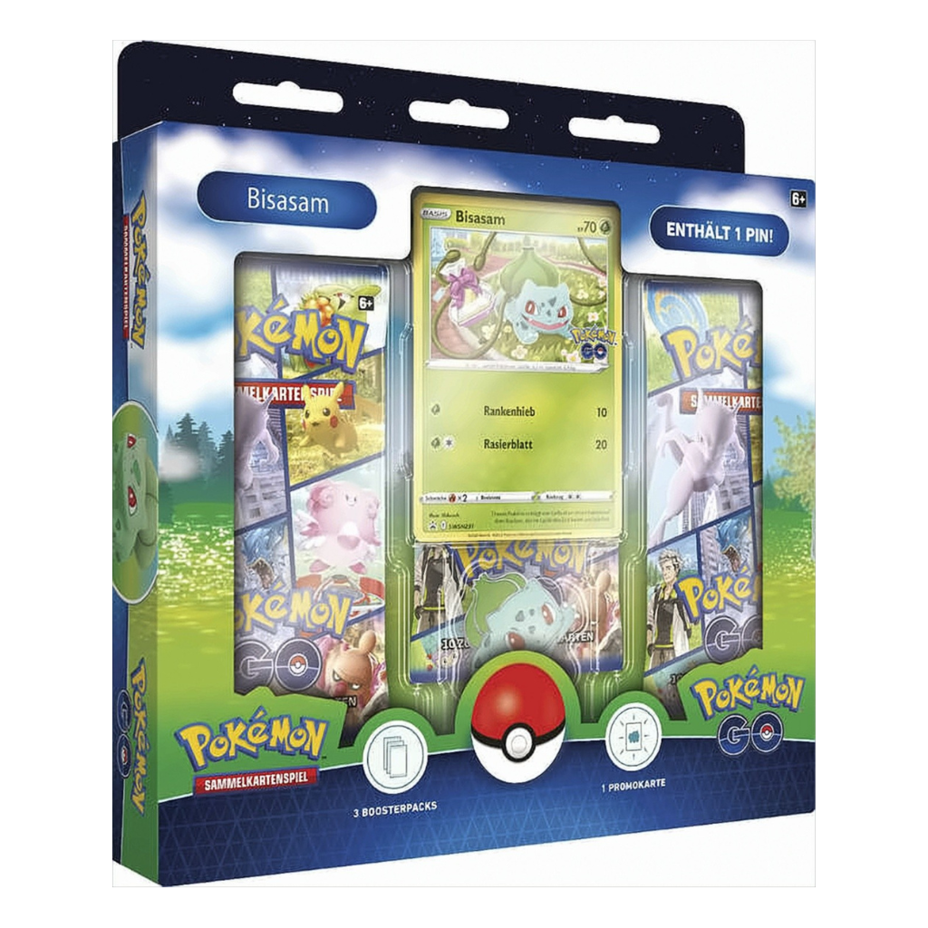 Pokémon GO Bisasam Pin Box Kollektion (Deutsch) | Neu & OVP
