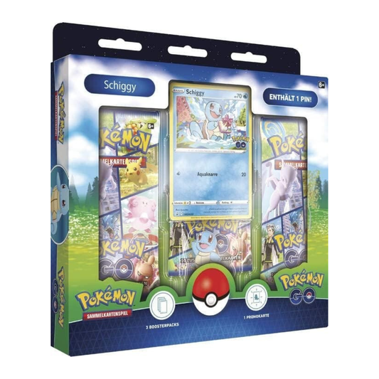Pokémon GO Schiggy Pin Box Kollektion (Deutsch) | Neu & OVP