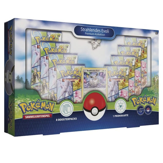 Pokémon GO Strahlendes Evoli Premium-Kollektion (Deutsch) | Neu & OVP