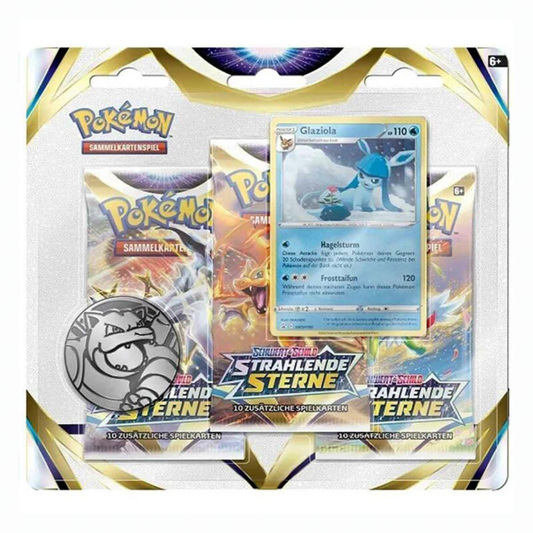 Schwert & Schild – Strahlende Sterne Glaziola 3-Pack Blister (Deutsch) | Neu & OVP