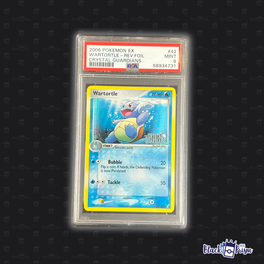 Wartortle #42 REV. FOIL PSA 9 English (CRYSTAL GUARDIANS)
