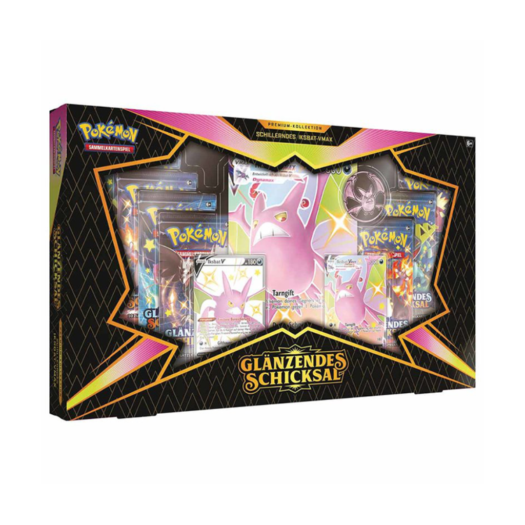 Schimmerndes Iksbat VMAX Glänzendes Schicksal Kollektion Box (Deutsch) | Neu & OVP