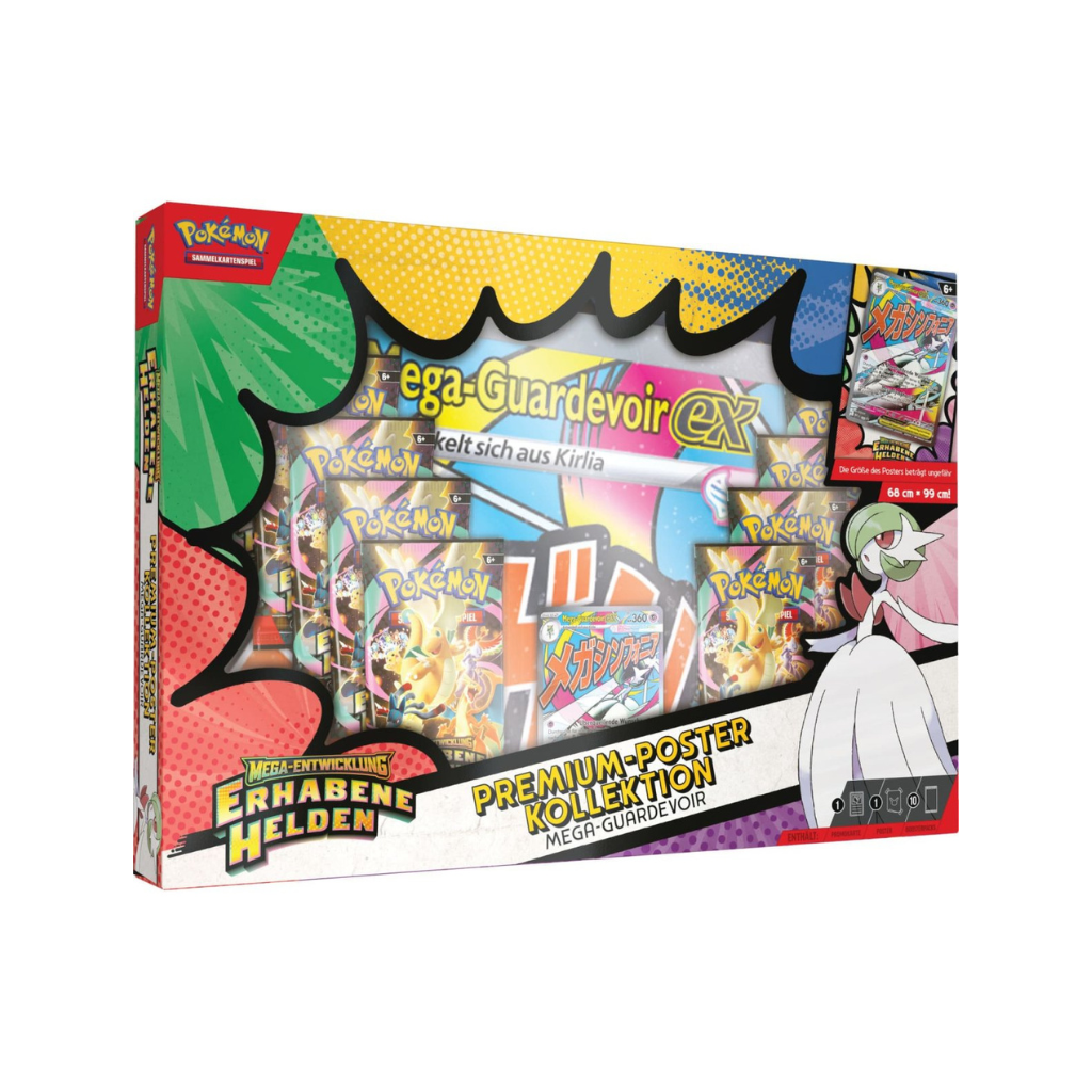 Erhabene Helden: Mega Guardevoir ex Premium Poster Kollektion (Deutsch) | Neu & OVP